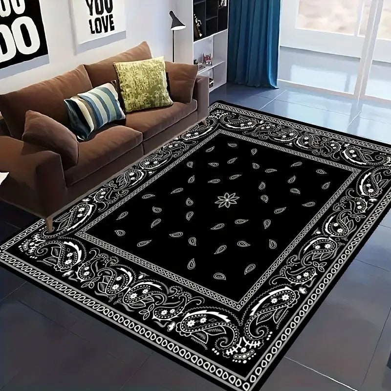 Stain-resistant Crystal Velvet Non-slip Carpet For Living Room