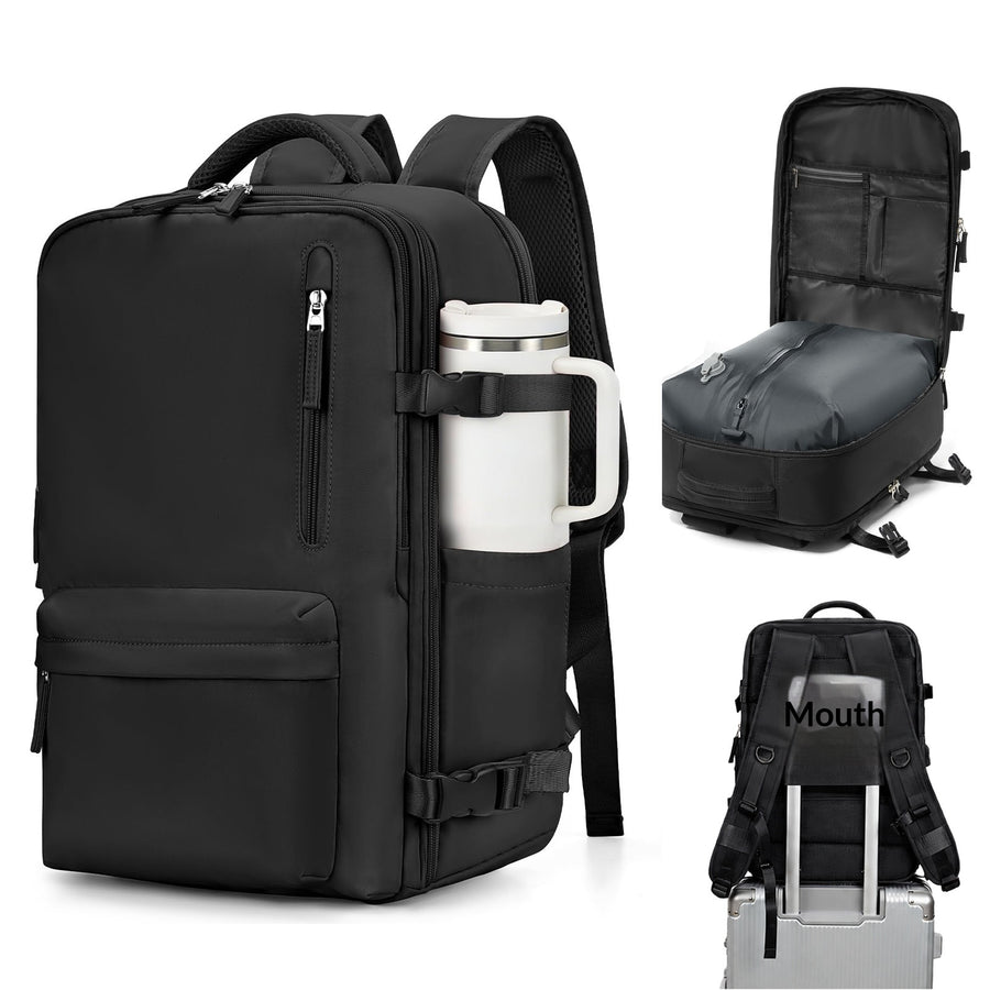 Vacuum Compression Backpack, Budget Airline Boarding Travel Bag, Large Capacity Business Computer Bag, Lightweight