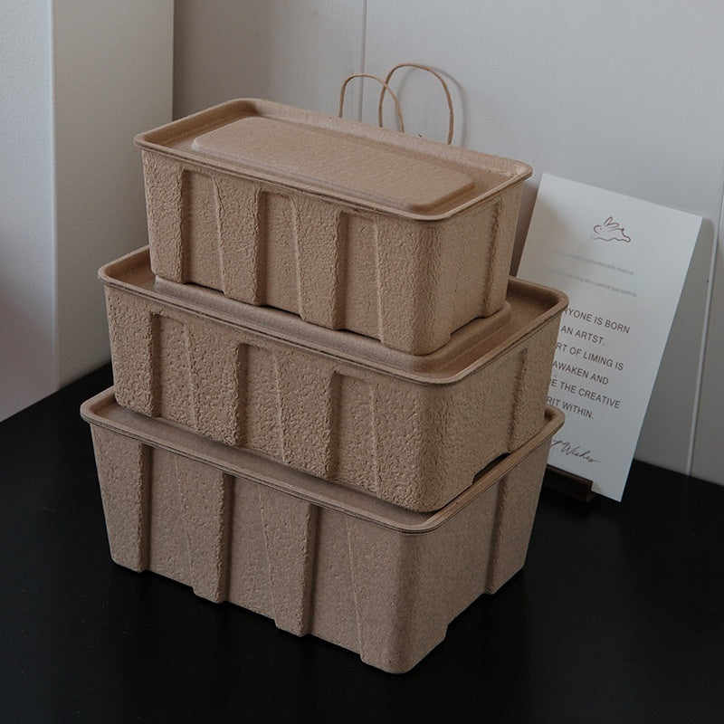Pulp Storage Box For Home And Office Organization