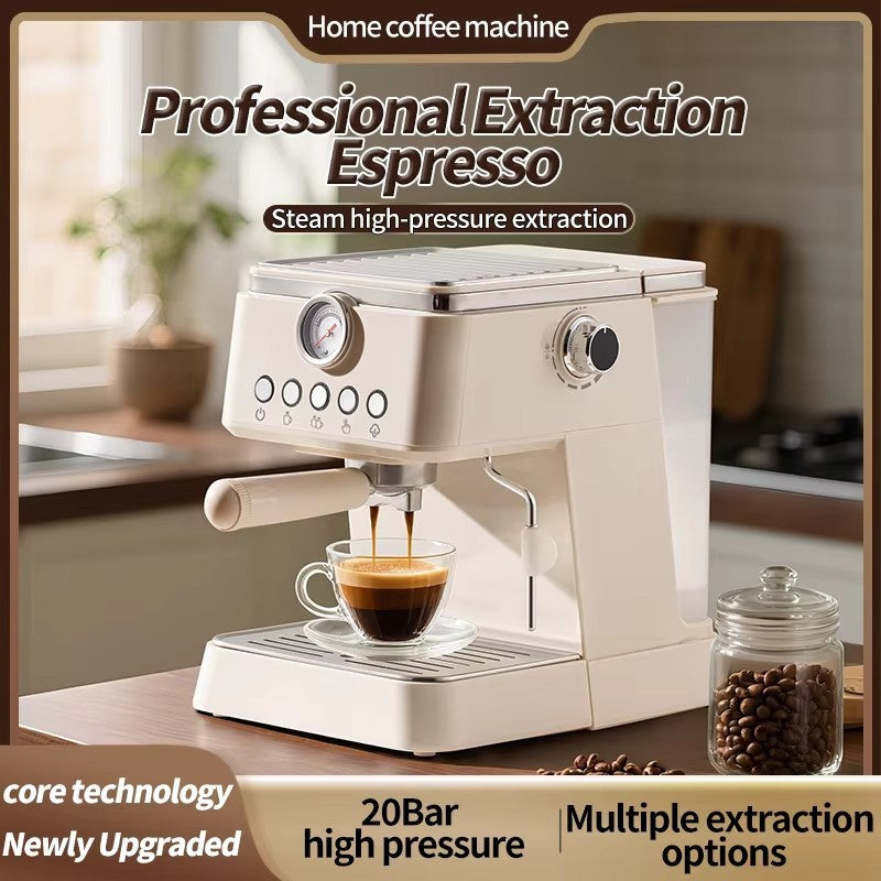 20bar Coffee Machine Electrical Coffee Maker Espresso Cappuccino Milk Frother