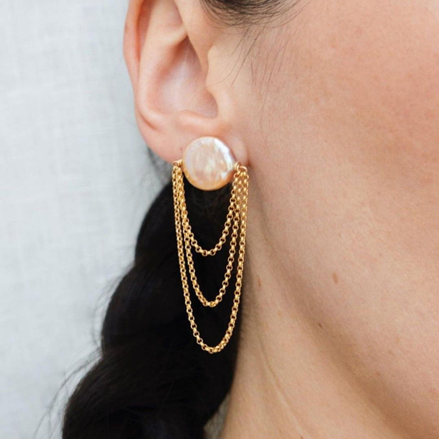 Titanium Steel And Stainless Steel Earrings For Women