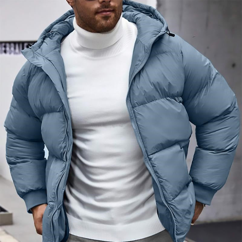 The 46744 Men's Hooded Winter Jacket Winter Cotton Padded Coat