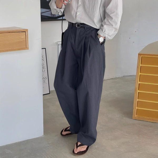 Wide-leg Suit Pants Men's Mopping Casual Pants