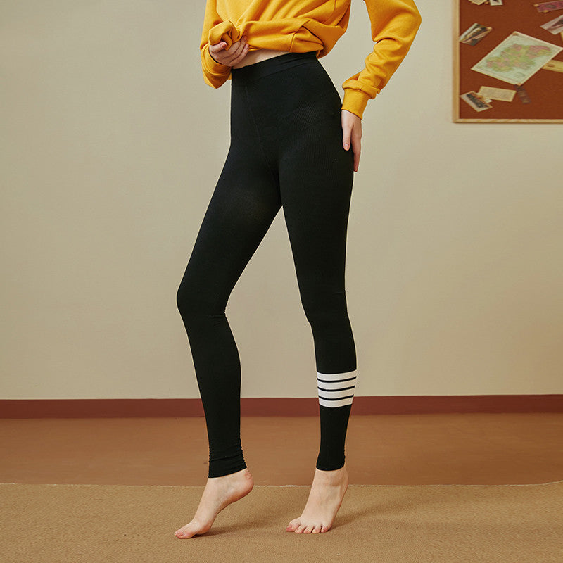Women's Strips Can Be Worn Outside Cropped Pants