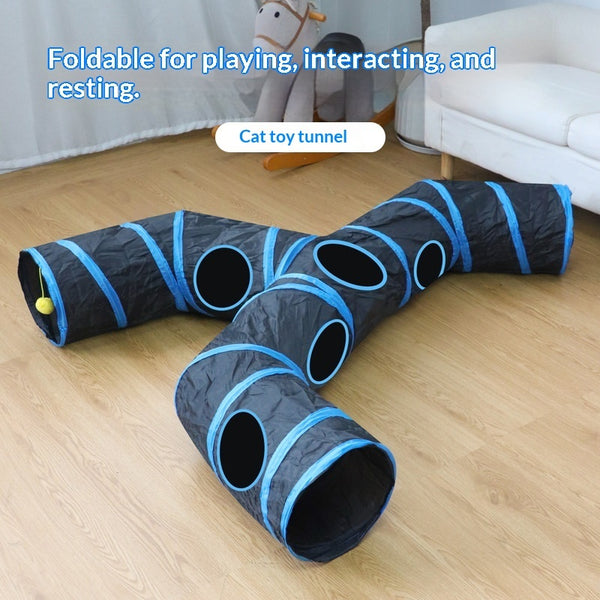 Tree Pattern Tunnel Pet Zhiyi Cat Toy Pets Supplies Dog Toys