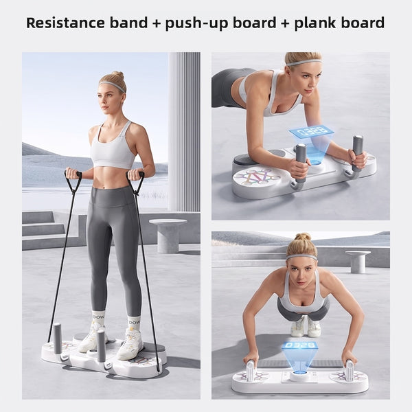 Multifunctional Plank Trainer & Push-up Stand Board, Fitness Equipment For Home Use To Build Chest And Abdominal Muscles