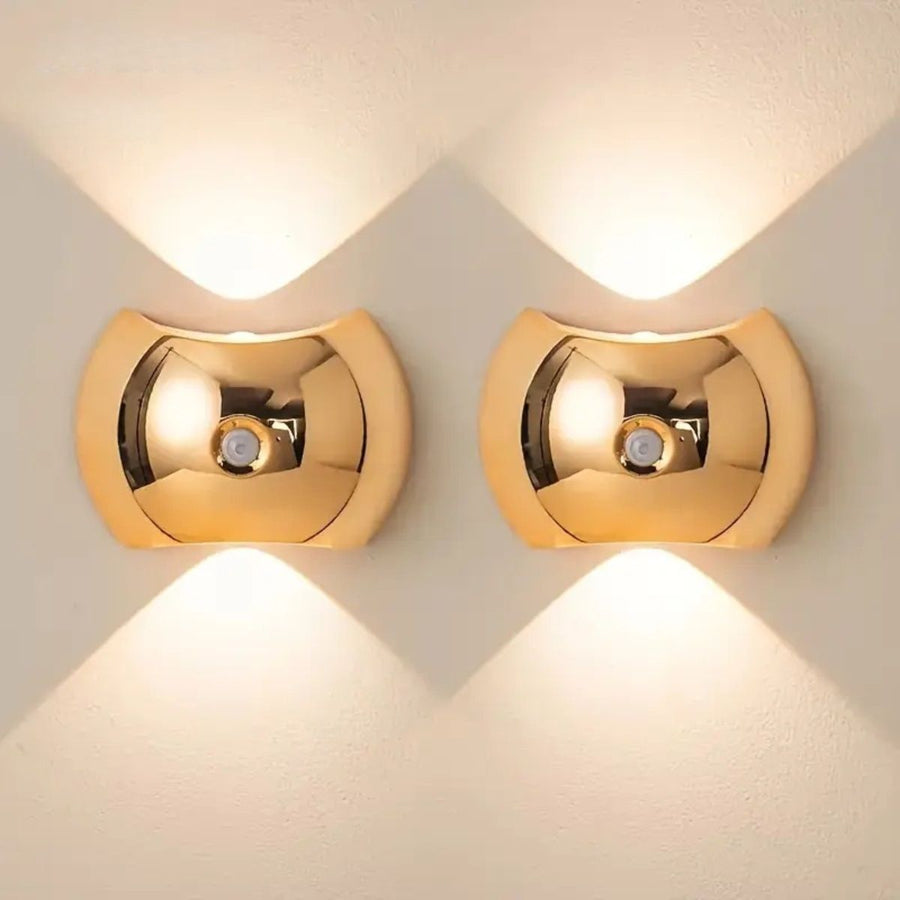 4PCS LED Wall Light Motion Sensor Rechargeable Magnetic Wall Sconce 3 Color Modes 2700K 4500K 6500K Portable Night Light For Bedroom Living Room