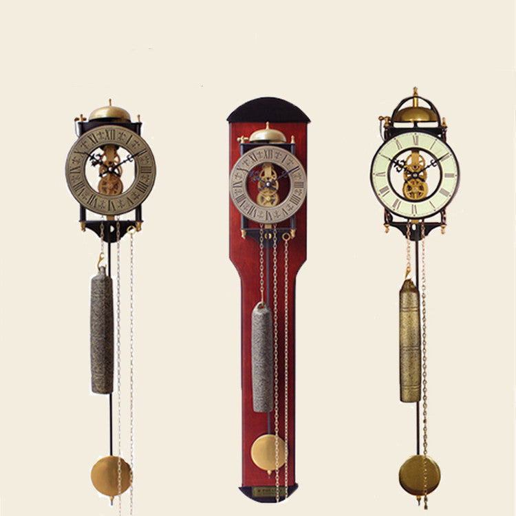 Pure Copper Mechanical Wall Clock Pole