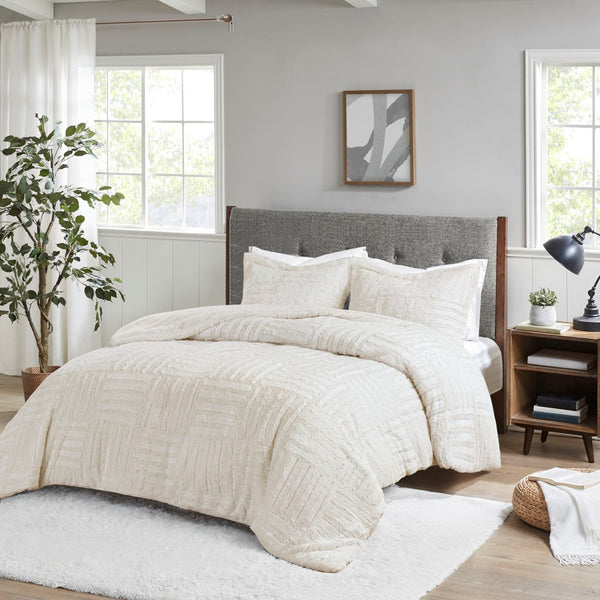 King Cal King Fur Down  Comforter Mini Set