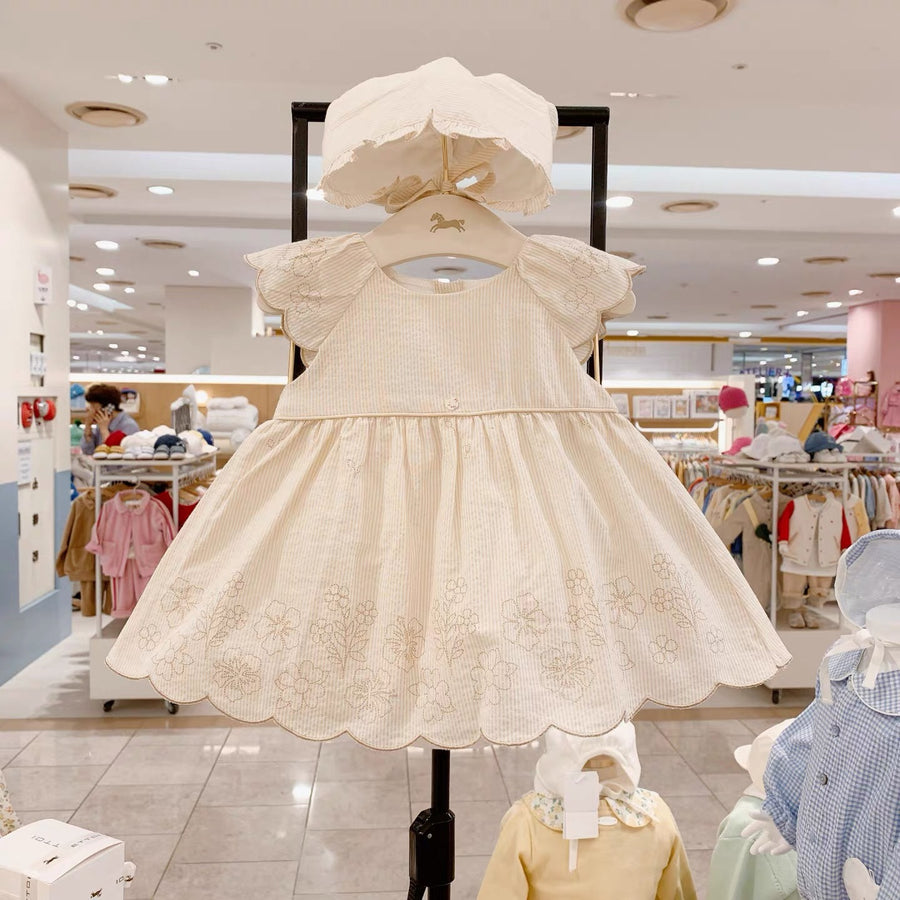 Summer New Arrival Korean-style Romper Dress With Hood For Girls