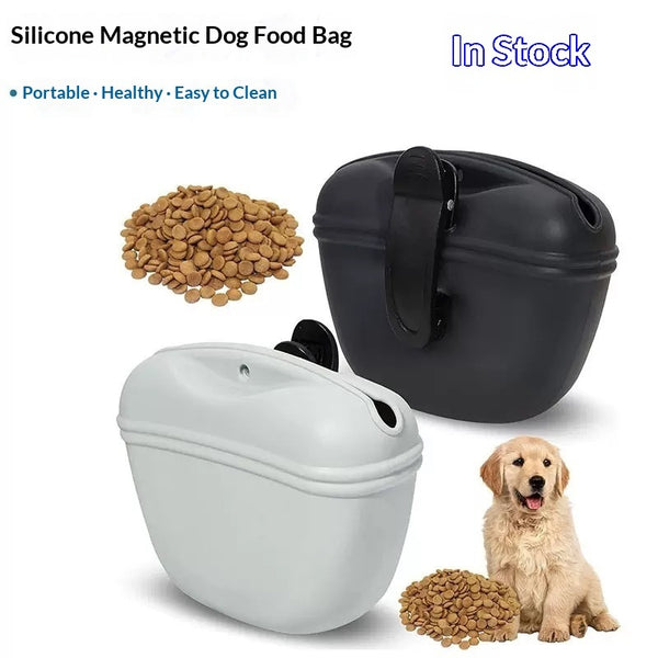 Silicone Pet Training Bag Dog Treat Pouch For Outdoor Training