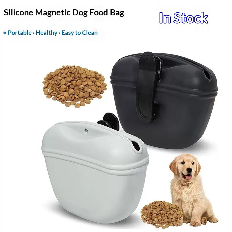 Silicone Pet Training Bag Dog Treat Pouch For Outdoor Training