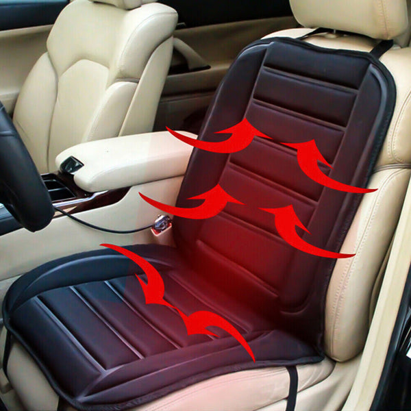 Heated Car Seat Pad 12V -Auto Heating Cushion, Comfortable Warmer, Universal Fit