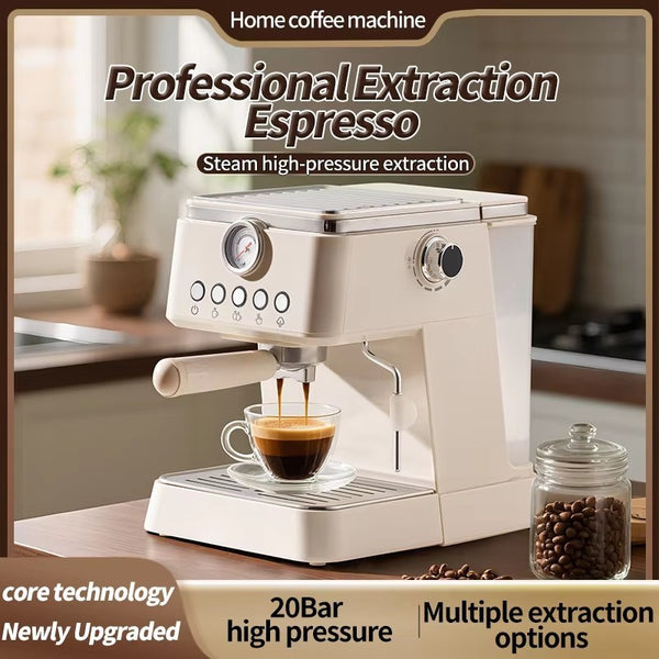 20bar Coffee Machine Electrical Coffee Maker Espresso Cappuccino Milk Frother