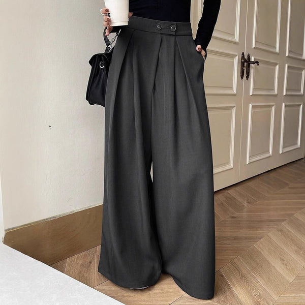 Slimming Straight-Leg Casual Loose Wide-Leg Pants For Women