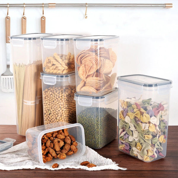 7XContainers Airtight Food Storage Kitchen Accessories Cereal Tub Lid Stackable