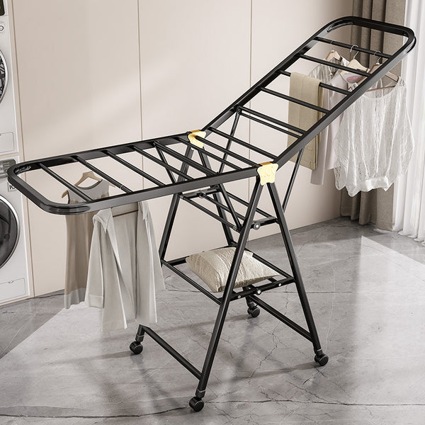 Household Floor-standing Clothes Drying Rack Foldable And Movable