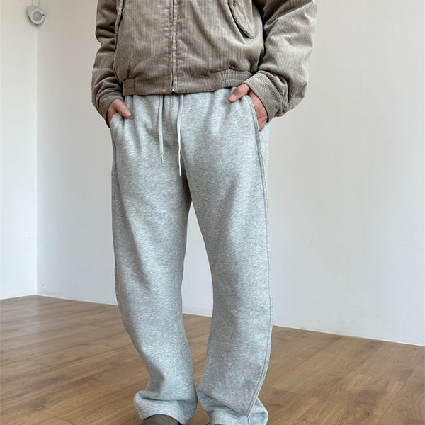 High-grade Profile Simple Solid Color Track Sweatpants