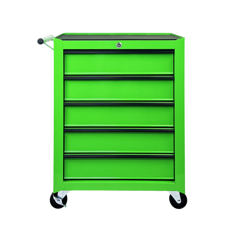 Excelo 5 Drawer Rolling Tool Chest, Steel Storage For Garage And Workshop