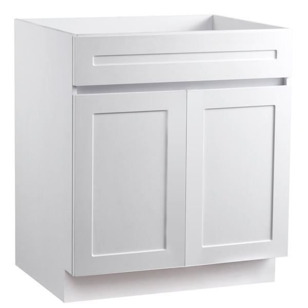 Shaker Base Cabinet 30' W X 24' D X 34.5' H Ready To Assemble Cabinet White