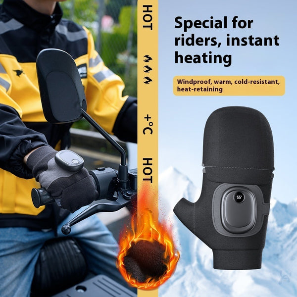 Electric Heating Gloves Rechargeable Cycling Warm Gloves