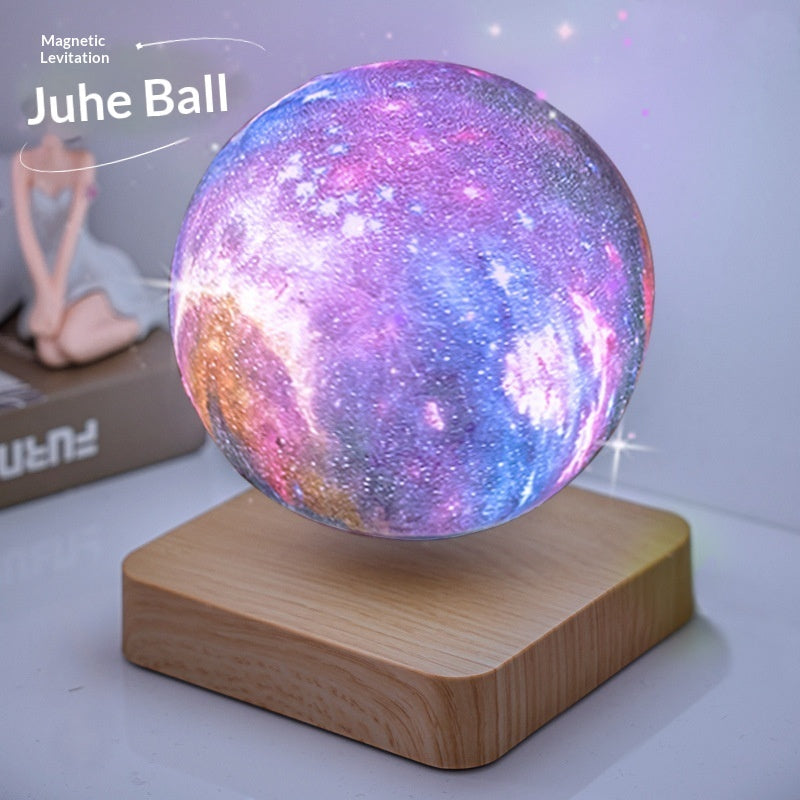 Magnetic Levitation Starry Sky Lamp 3D-Printed 14 Cm Ambient Light