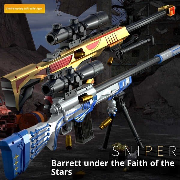 Sniper Soft Bullet Gun Children's Manual Toy